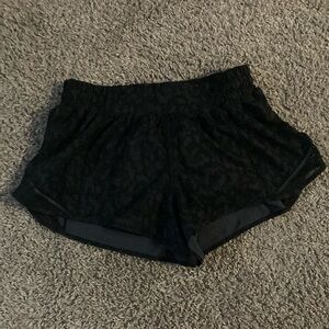 Lululemon Athletica Black Athletic Running Shorts